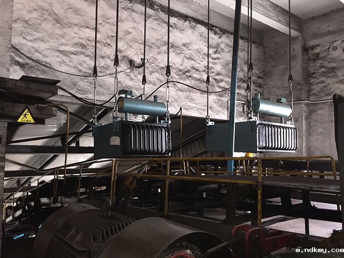 电磁除铁器使用现场